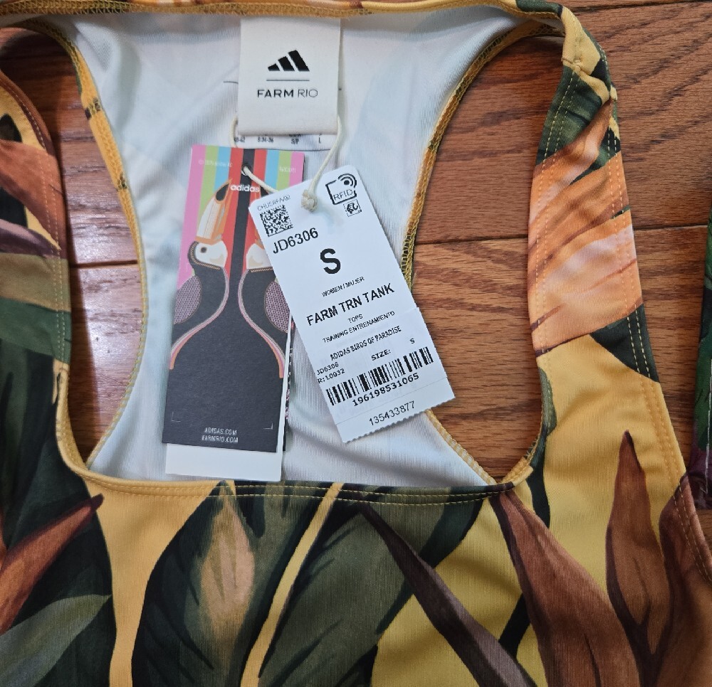FARM RIO & ADDIDAS COLAB & JOHNNY WAS TOTE - Picture 2 of 5